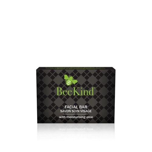 BeeKind Aloe Facial Bar, Carton, 1oz/28g
